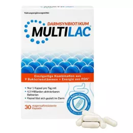 MULTILAC Intestinalni sinbiotik kapsule želučanog soka, 30 kom