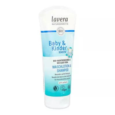 Lavera Baby &amp; Dječji losion za pranje osjetljive kože &amp; Šampon.(200 ml)