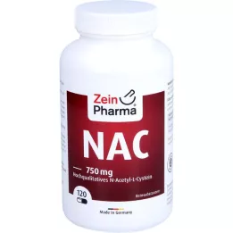 NAC 750 mg visokokvalitetni N-Acetil-L-Cystein Kps, 120 kom