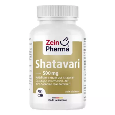 SHATAVARI Ekstrakt 20% 500 mg kapsule, 90 kom