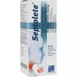 SEPTOLETE 1,5 mg/ml + 5 mg/ml Spr.z.Anw.i.d.Mundhö., 30 ml
