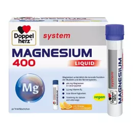 DOPPELHERZ Magnesium 400 Liquid System pojačivač za piće, 30 kom