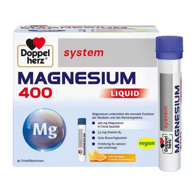 Doppelherz Magnesium 400 Liquid system ampula za piće, 30 kom Doppelherz Magnesium 400 Liquid system ampula za piće, 30 kom