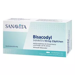 BISACODYL SANAVITA 10 mg čepići, 10 kom