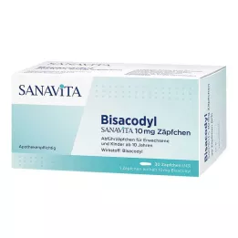 BISACODYL SANAVITA 10 mg čepići, 30 kom