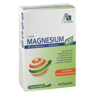 MAGNESIUM 400 mg kapsule, 60 kom MAGNESIUM 400 mg kapsule, 60 kom