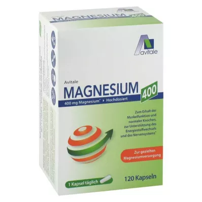 Magnezij 400 mg kapsule, 120 kom Magnezij 400 mg kapsule, 120 kom