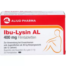 IBU-LYSIN AL 400 mg filmom obložene tablete, 20 kom