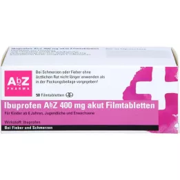 IBUPROFEN AbZ 400 mg akutne filmom obložene tablete, 50 kom