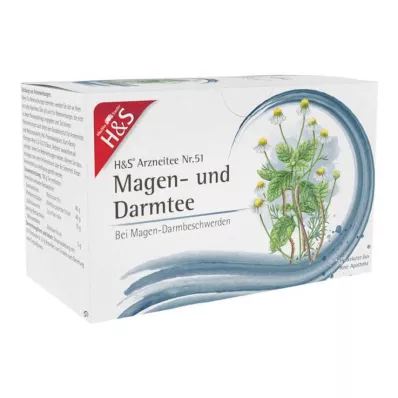 H&S® filter vrećice čaja za želudac i crijeva, 20X2,0 g H&S® filter vrećice čaja za želudac i crijeva, 20X2,0 g