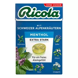 RICOLA o.Z.Box Mentol ekstra jaki bomboni, 50 g