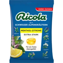 RICOLA neotvorena vrećica mentol lemon extra strong, 75 g