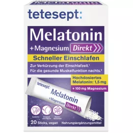 TETESEPT Melatonin + Magnesium Direct Sticks, 20 kom