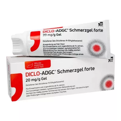 DICLO-ADGC Gel protiv bolova forte 20 mg/g, 100 g