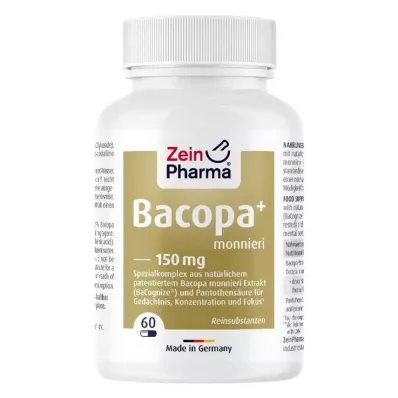 BACOPA Monnieri Brahmi 150 mg kapsule, 60 kom