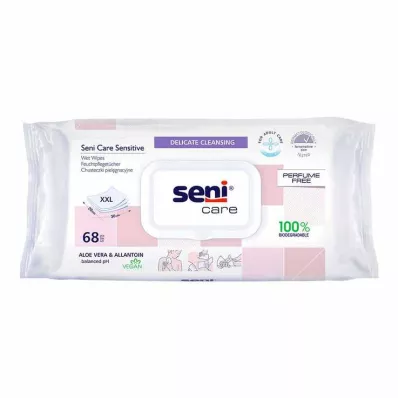 Seni® care sensitive vlažne maramice, 68 kom