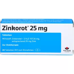 ZINKOROT 25 mg tablete, 20 kom