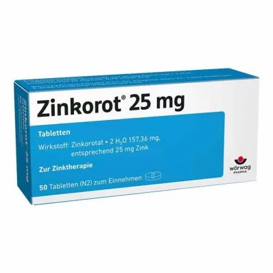 Zinkorot 25 mg tablete visoke doze cinka, 50 kom
