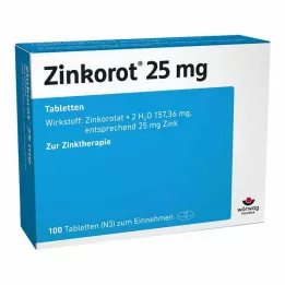 ZINKOROT 25 mg tablete, 100 kom