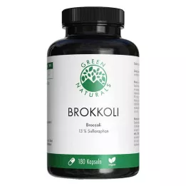 GREEN NATURALS Brokula + 13% sulforafan veganske kapsule, 180 kom
