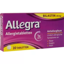 ALLEGRA Tablete protiv alergija 20 mg tablete, 20 kom
