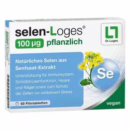 SELEN-LOGES 100 µg tablete s prekrivenim biljkama, 60 sati