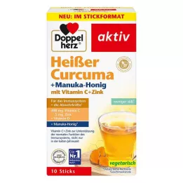 DOPPELHERZ ljuta kurkuma + manuka med u granulama, 10 kom