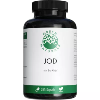 GREEN NATURALS jod iz bio-kelp 200 µg kapsula, 365 sati