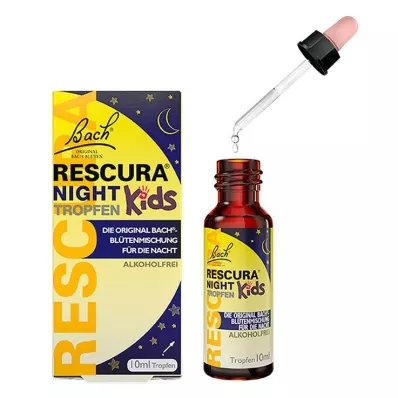 Bach Flowers Original Rescura Night Kids kapi bez alkohola, 10 ml