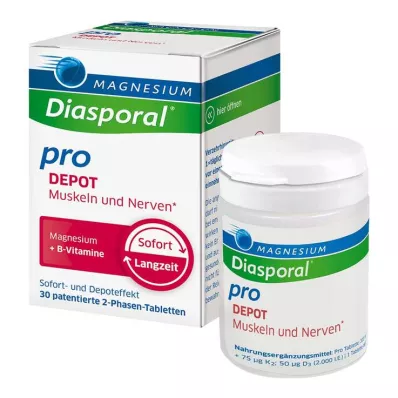 Magnesium Diasporal pro + B-Vit.DEPOT Musk.+ Pločica za živce, 30 kom
