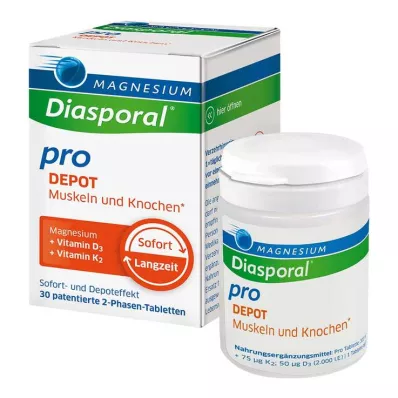 Magnesium Diasporal pro D3 + K2 Depot Muscle + Bone tablete, 30 kom