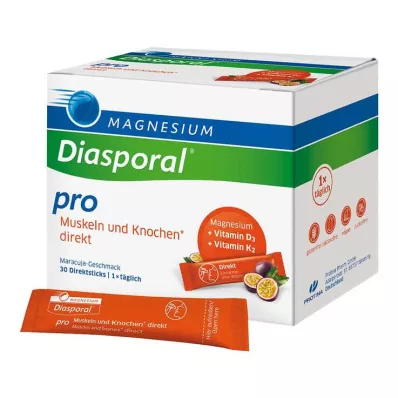 Magnesium Diasporal pro D3 + K2 mišići + kosti direktne granule, 30 kom