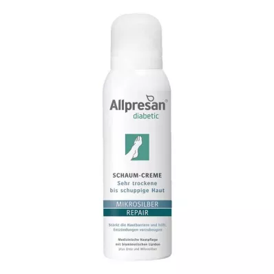 Allpresan diabetic microsilver + obnavljajuća pjenasta krema, 125 ml