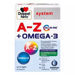 DOPPELHERZ A-Z+Omega-3 sistem sve-u-jednom kapsule, 30 kom