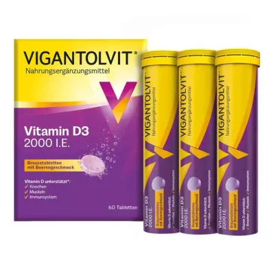 Vigantolvit 2000 i.E. Vitamin D3 šumeće tablete (60 komada)
