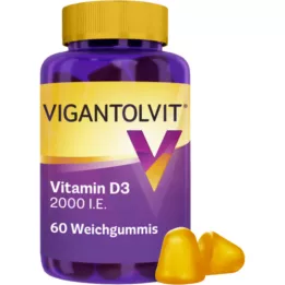 VIGANTOLVIT 2000 I.U. Vitamin D3 meke gume, 60 komada