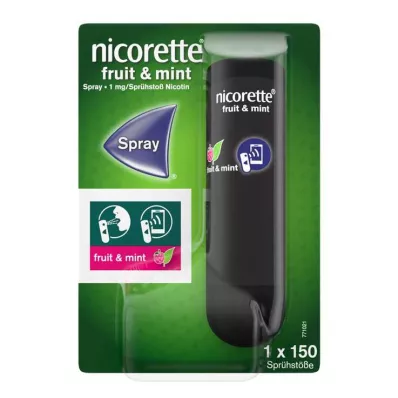 Nicorette Fruit &amp; Mint sprej 1 mg / sprej Nfc, 1 kom