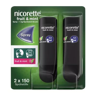 Nicorette Fruit &amp; Mint sprej 1 mg / sprej Nfc, 2 kom