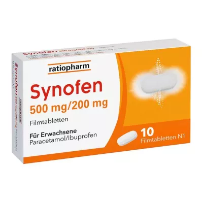 Synofen - s ibuprofenom i paracetamolom, 10 komada