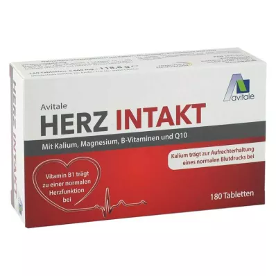 HERZ INTAKT s kalijem+magnezijem+B vitamini tableta, 180 ST