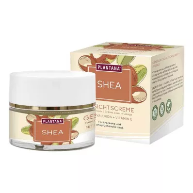 Plantana Shea krema za lice Hijaluronska &amp; Vitamin E, 50 ml