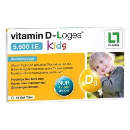 VITAMIN D-LOGES 5.600 I.U. Tablete za žvakanje za djecu, 15 kom