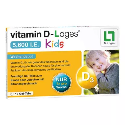 vitamin D-Loges 5600 internacionalnih jedinica tjedni depo za djecu (15 komada)