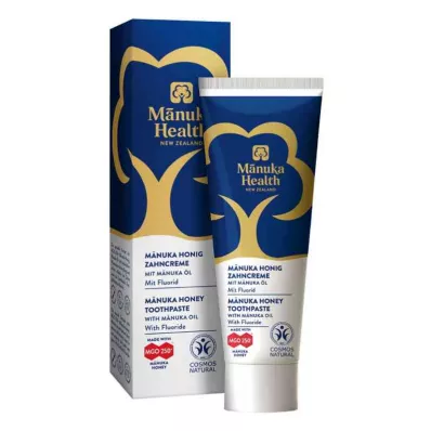 Medna pasta za zube Manuka Health s fluorom (75 ml) Medna pasta za zube Manuka Health s fluorom (75 ml)