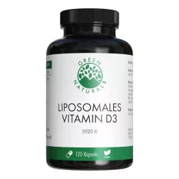 GREEN NATURALS Vitamin D3 liposomalne visokodozne kapsule, 120 komada