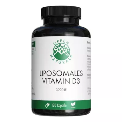 Green Naturals Vitamin D3 liposomalne visokodozne kapsule, 120 kom