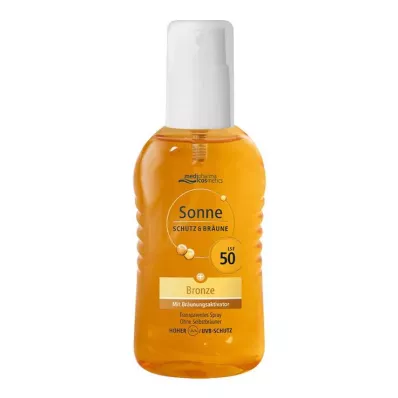 Zaštita od sunca &amp; sprej za preplanulost na pumpicu bronza LSF 50, 200 ml