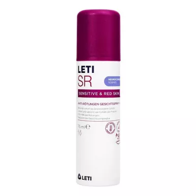 Leti SR sprej za lice protiv crvenila active, 75 ml