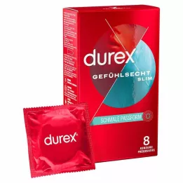 DUREX Tanki kondomi za pravi osjećaj, 8 komada