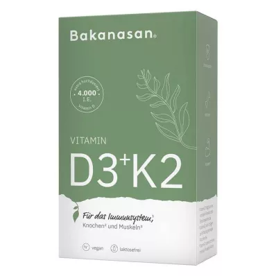 Bakanasan Vitamin D3 + K2 kapsule, 60 kom Bakanasan Vitamin D3 + K2 kapsule, 60 kom